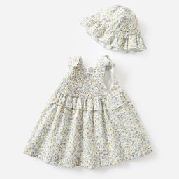 StyleCast Floral Printed Square Neck Casual Cotton Sleeveless Fit and Flare Dress-image-19