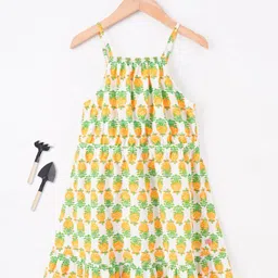 Ed-a-Mamma Girls Floral Print A-Line Dress-10