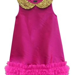 A T U N Fuchsia A-Line Dress-picture-18