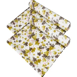 Kuber Industries Green & White 2 Pieces Printed Cabinet Shelf Liner-17