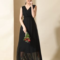 IUGA V-Neck Sleeveless Maxi Dress-image-16