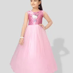BAESD Girls Hello Kitty Net Maxi Tulle Dress-picture-27