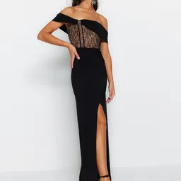 Trendyol Off-Shoulder Maxi Dress-image-52