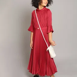 The Magic Wand Girls Flared Sleeve Maxi Dress-picture-46