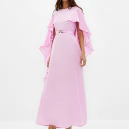 Trendyol Cape Sleeve Maxi Dress-image-59