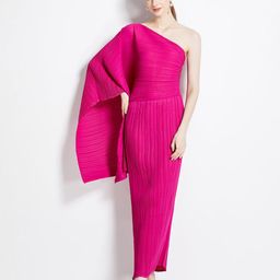 JC Collection One Shoulder Flared Sleeve Maxi Dress-image-68