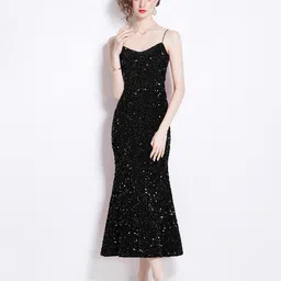 JC Collection Sweetheart Neck Embellished Maxi Dress-image-93