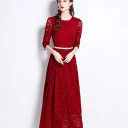JC Collection Self Design Maxi Dress-image-61