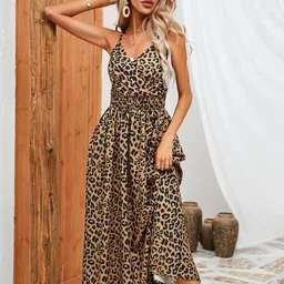 StyleCast Animal Print Maxi Dress-image-22