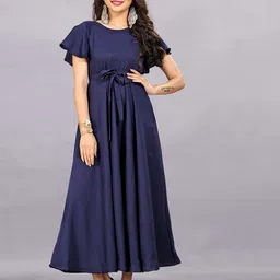 Rhey Flared Sleeves Maxi Dress-image-95