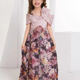 Peppermint Floral Print Maxi Gown Dress-picture-57