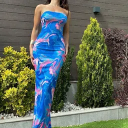 StyleCast x Revolte Floral Print Maxi Dress-image-18