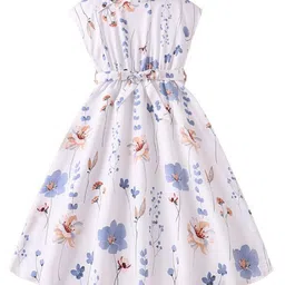 StyleCast x Revolte Girls Floral Printed Extended Sleeves Fit & Flare Maxi Dress-image-34