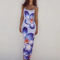 StyleCast x Revolte Floral Print Maxi Dress-picture-27