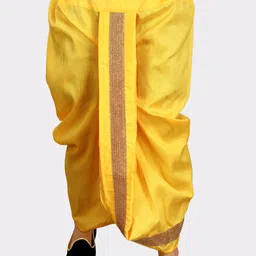 SHIWAM ETHNIX Gathered Or Pleated Cotton Silk Dhoti Pants With Gotta Patti Border-picture-15