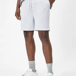 Koton Men Mid Rise Pure Cotton Shorts-image-17