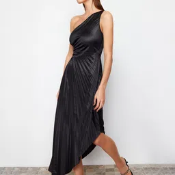 Trendyol One Shoulder Maxi Midi Dress-image-33