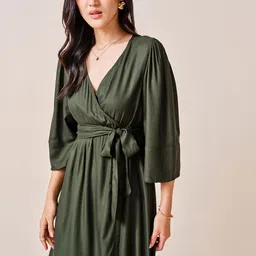 AND Regular Sleeve Midi Dress-image-21