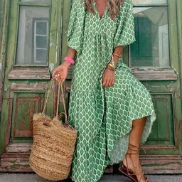 StyleCast Women Printed A-Line Maxi Dress-image-77