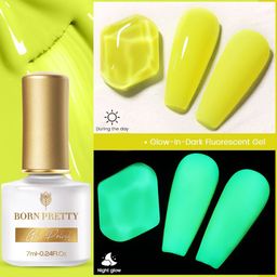 BORN PRETTY Fluorescent Luminous Glow-In-Dark Soak Off Gel Nail Polish 7ml- Shade NL05-17