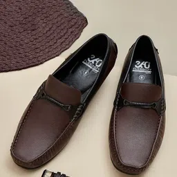 Duke Men Textured Loafers-56