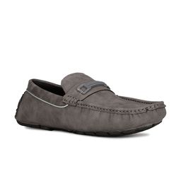 Bata Men Textured Round Toe Loafers-image-90
