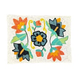 PURINA'S White & Yellow Dining Table Beaded Placemat-image-83