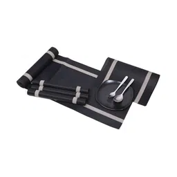 Wosta Black 5 Pieces Waterproof Anti Slip Table Placemats-29