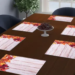 Dakshya Industries Pink 6-Pieces Rectangular Table Placemats-20