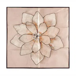 CASA-NEST Pink Floral Printed Square Shaped Waterproof Food Mat-54