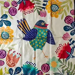 CASA-NEST Off White Floral Printed Waterproof Food Mat-image-57
