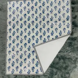 CASA-NEST Blue & White Print Table Placemats-22