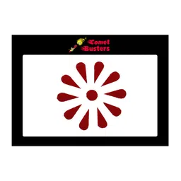 Comet Busters 11 Pcs Reusable Designer Bindis - Maroon-11