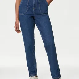 Marks & Spencer Women Jogger High-Rise Clean Look Stretchable Jeans-image-16