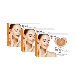KISRA Set of 3 Royal Heart Moisturiser Soaps For All Skin Types - 75 g Each-9