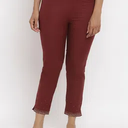 W The Folksong Collection Women Red Trousers-image-45