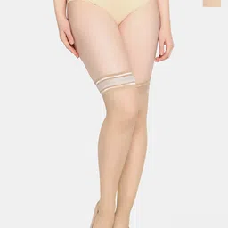 Da Intimo Pack Of 2 Semi Sheer Net Stockings-22