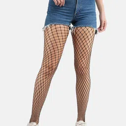 SECRETS BY ZEROKAATA Women Sheer Fishnet Stockings-image-13