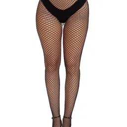 VAGHBHATT High Waisted Fishnet Stockings-image-38