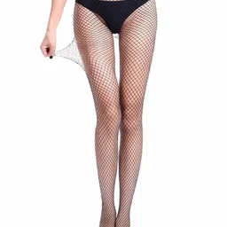 VAGHBHATT High Waisted Fishnet Stockings-image-37