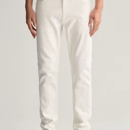 GANT Men Regular Fit Mid-Rise Cotton Jeans-image-94