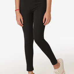 Mode by Red Tape Girls Black Solid Treggings-image-83