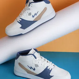 Campus Men Colourblocked Lace-Up Mid-Top Sneakers-image-17