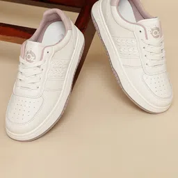 OZZOH Women Perforations Comfort Insole Sneakers-image-17