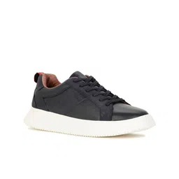 Bata Men Textured Lace Up Sneakers-17