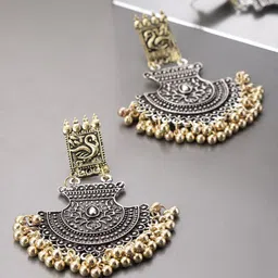 Krelin Silver-Toned Chandbalis Earrings-image-63