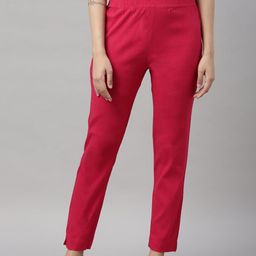GOLDSTROMS Women Mid Rise Trousers-image-54