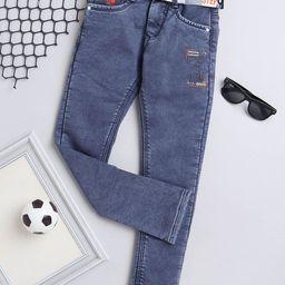 BAESD Boys Comfort Embroidered Mid Rise Clean Look Cotton Denim Jeans-image-101