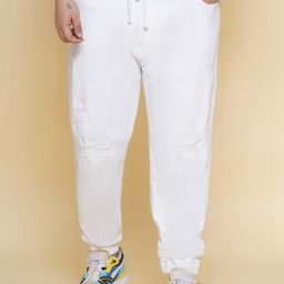 John Pride Men Jean Regular Fit Mid-Rise Light Fade Cotton Stretchable Jeans-image-74