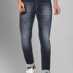 RJ Denim Men Slim Fit Mid-Rise Heavy Fade Stretchable Jeans-picture-28